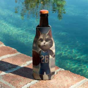 Basketball Cat, Bottle Cooler