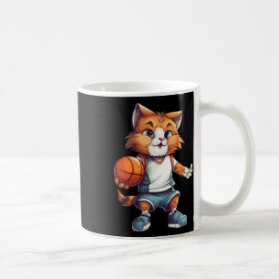 Basketball Cat  Coffee Mug