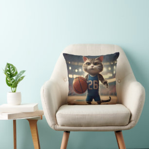 Basketball Cat, Cushion