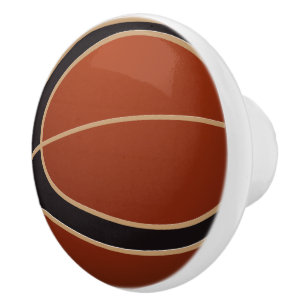 Basketball Ceramic Knob