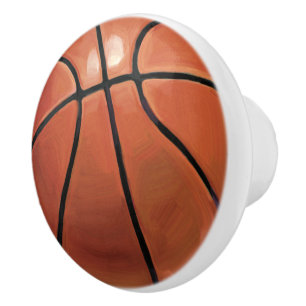 Basketball Ceramic Knob