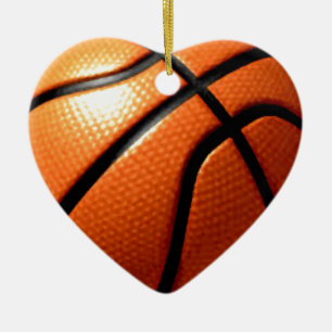 Basketball Ceramic Ornament