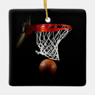 Basketball Ceramic Ornament