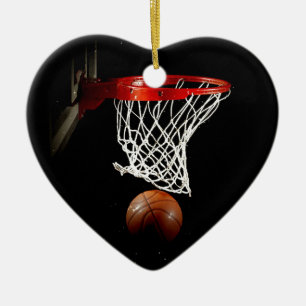 Basketball Ceramic Ornament