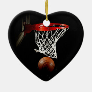 Basketball Ceramic Ornament