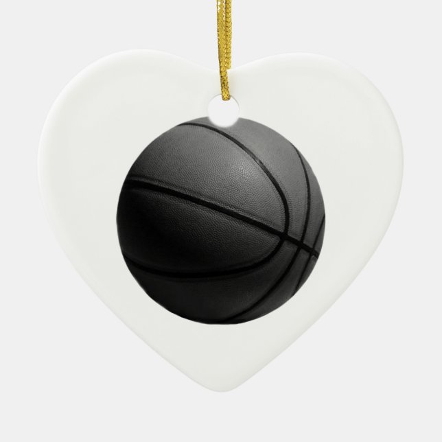 Basketball Ceramic Ornament (Front)