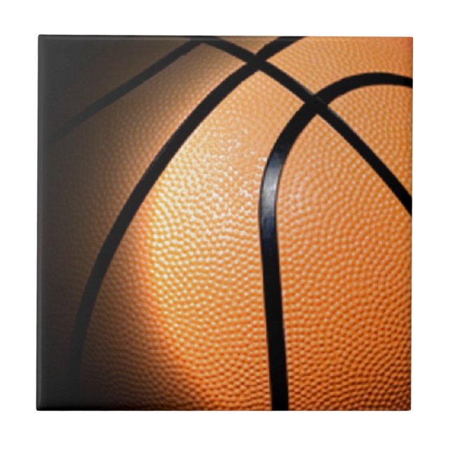 Basketball Ceramic Tile (Front)