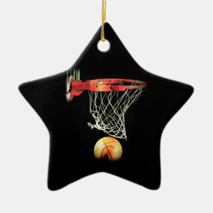 Basketball Ceramic Tree Decoration