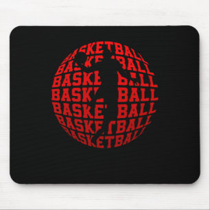 Basketball Champion Basketball Player Fans Retro Mouse Pad