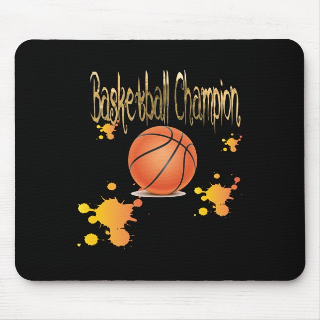 Basketball Champion  Mouse Pad (Front)