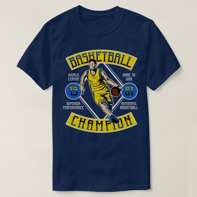 Basketball Champion T-Shirt (Design Front)
