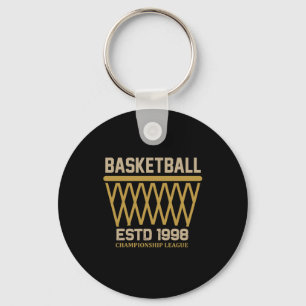 Basketball Championship League Estd 1998 Key Ring