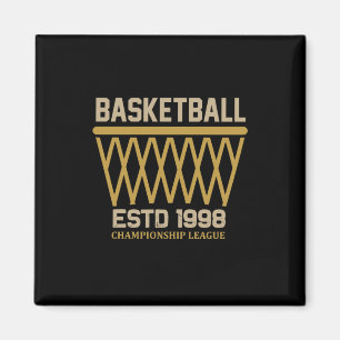 Basketball Championship League Estd 1998 Magnet