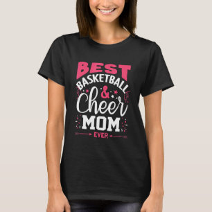 Basketball Cheer Graphic Women Moms Cheerleader 1 T-Shirt