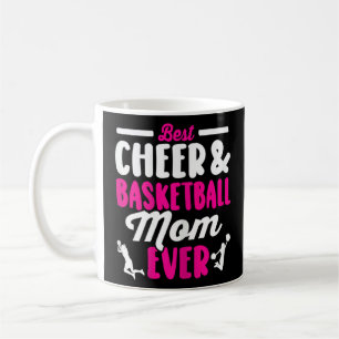 Basketball Cheer  Graphic Women Mum Cheerleader  Coffee Mug