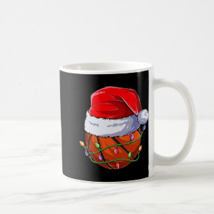 Basketball Christmas Boy Apparel, Funny Santa Srt Coffee Mug