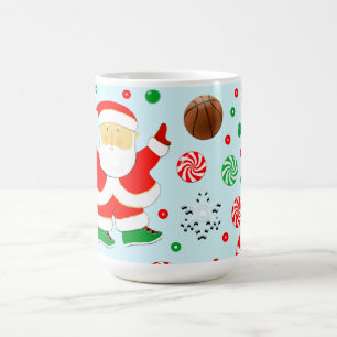 Basketball Christmas Coffee Mug