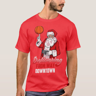 Basketball Christmas Funny Basketball Player Xmas T-Shirt