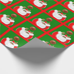 basketball Christmas gift wrap