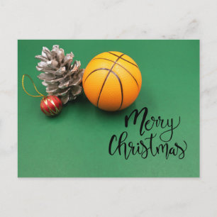 Basketball Christmas Holiday card