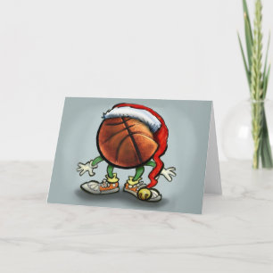 Basketball Christmas Holiday Card