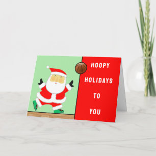 Basketball Christmas Postcards