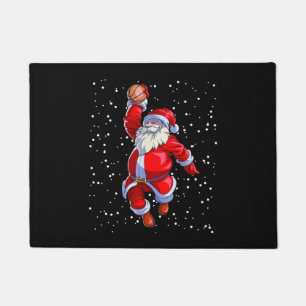 Basketball Christmas Shirt Men Boys Basketball San Doormat