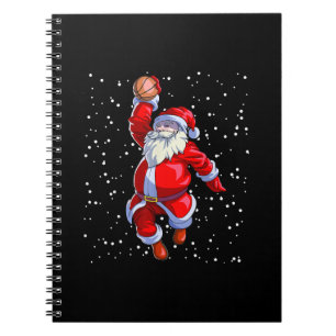 Basketball Christmas Shirt Men Boys Basketball San Notebook