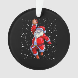 Basketball Christmas Shirt Men Boys Basketball San Ornament