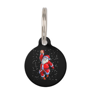 Basketball Christmas Shirt Men Boys Basketball San Pet Tag