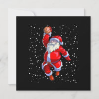 Basketball Christmas Shirt Men Boys Basketball San