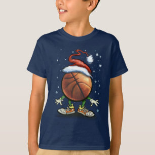 Basketball Christmas T-Shirt
