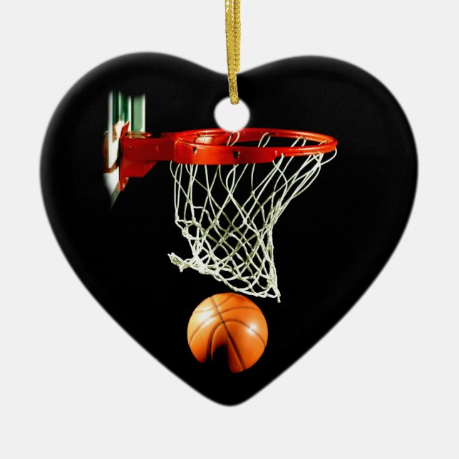 Basketball Christmas Tree Ornaments (Front)