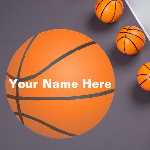 Basketball Classic Round Sticker