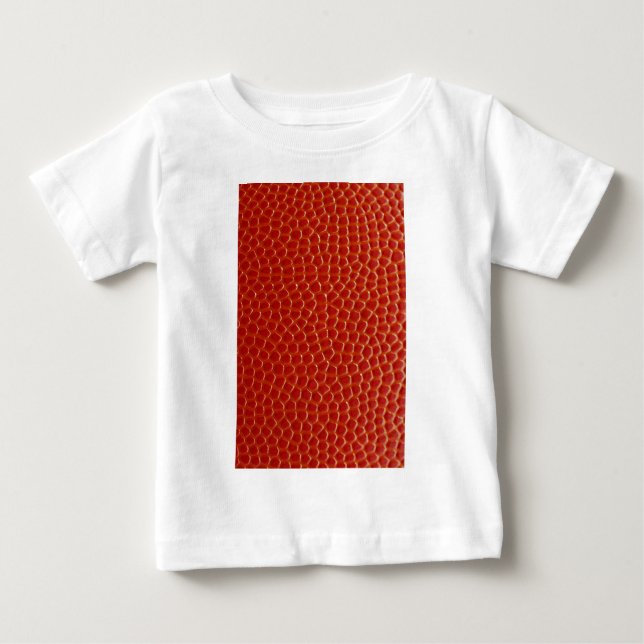 Basketball Close-up Texture Baby T-Shirt (Front)