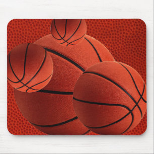 Basketball Close-Up Texture Skin Mousepad
