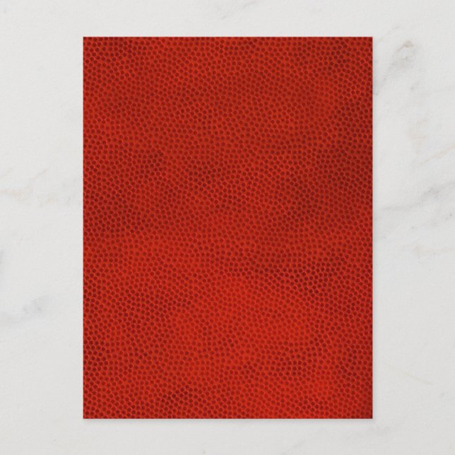 Basketball Close-Up Texture Skin Postcard (Front)