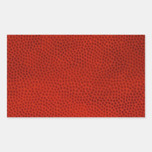 Basketball Close-Up Texture Skin Rectangular Sticker