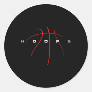 Basketball Clothing - Basketball 6 Classic Round Sticker