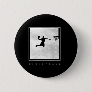 Basketball Clothing - Basketball 8 6 Cm Round Badge
