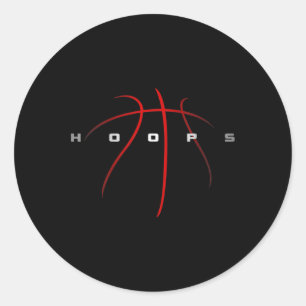 Basketball Clothing Basketball Family Matching Men Classic Round Sticker