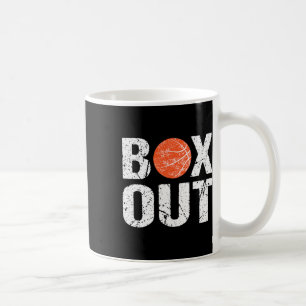Basketball Coach Box Out Saying Novelty Gift Coffee Mug