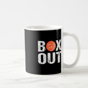 Basketball Coach Box Out Saying Novelty Gift Coffee Mug