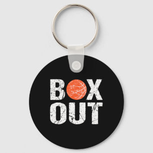 Basketball Coach  Box Out Saying Novelty  Gift Key Ring