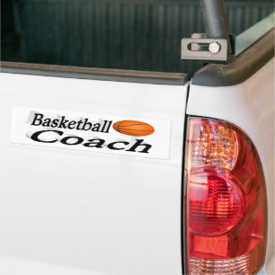 Basketball Coach Bumper Sticker