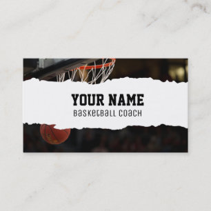 Basketball Coach  Business Card