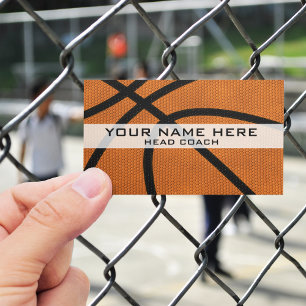 Basketball Coach Business Card