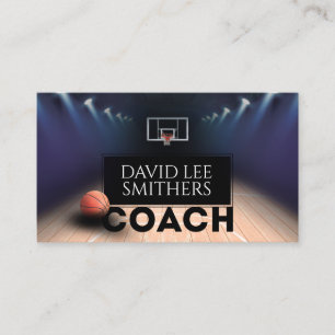 Basketball Coach Business Card