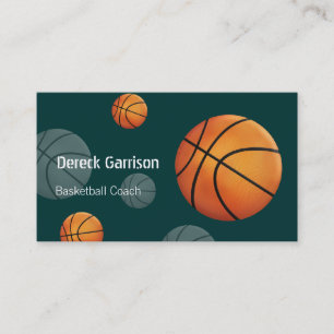 Basketball Coach Business Card