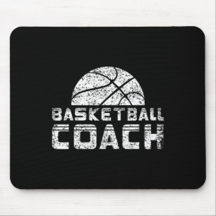 Basketball Coach Coaching Basketballer Trainer Mouse Pad